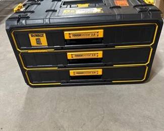 DEWALT Toughsystem 2.0, 12.3 in. W Tool Box 3-Drawer