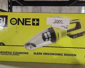 RYOBI ONE+ 18V Cordless Performance Hand Vacuum Kit