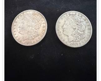 Morgan silver dollars
