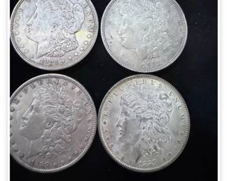 Morgan silver dollars