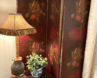Antique folding screen