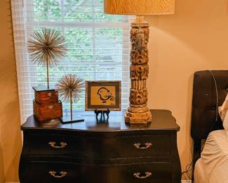 Arhaus Louis XV Bombe bedside chest