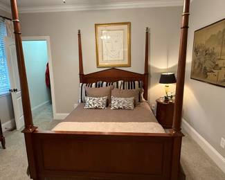 Baker full size poster bed