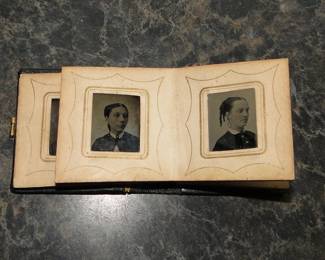 Miniature daguerreotype book