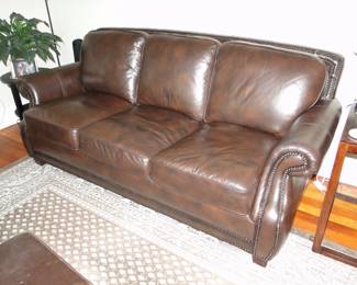 Leather sofa