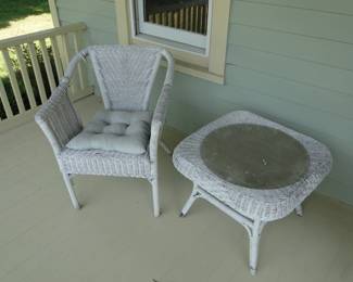 A couple more pieces of wicker