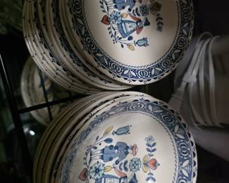 Johnson plates from England. Cups, saucers, and plates