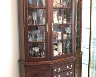 Henkel Harris Wild Black Cherry China Cabinet