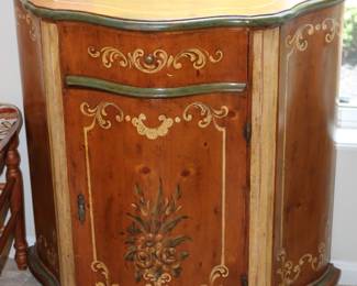 Vintage Demilune Cabinet