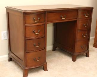 Vintage Kneehole Desk