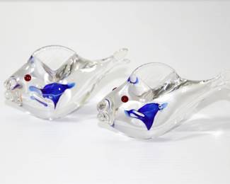 Murano Style Art Glass Fish
