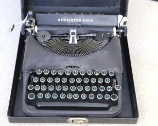 1940's Remington Rand Deluxe Model 5 Typewriter