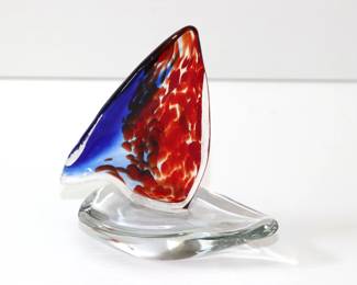 Murano Style Sailboat