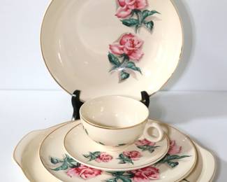 Ballerina Moss Rose China Set