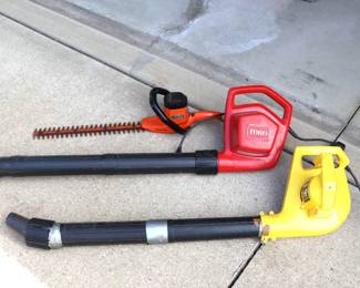 Toro and Craftsman Leaf Blowers, Hedge Trimmers