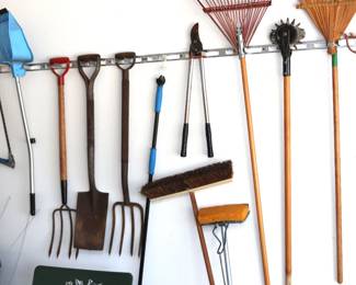 Many yard tools