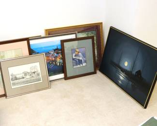 Many Pieces of Wall Art