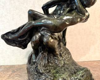 Auguste Rodin "The Kiss" Bronze Museum Reproduction Sculpture