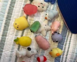 Mini squishy toys collection