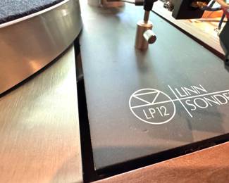 Linn Sondek LP12 turntable with speakers Sara $3000