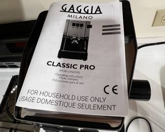 Gaggia Milano classic pro espresso coffee maker