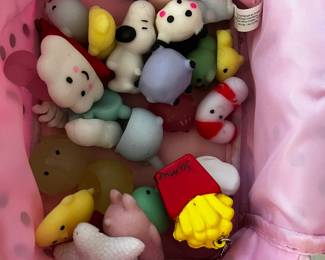 Mini squishy toys collection