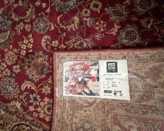 Belgium Masters Traditional Floral Area Rug 6' x 9' Red Belgian Woven Carpet