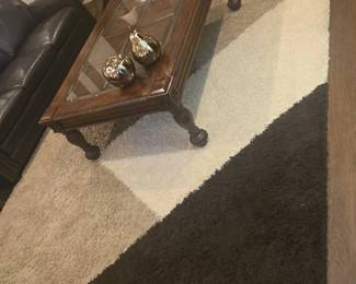 Geometric Color Block Area Rug