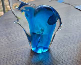 Murano Art Glass Elephant Figurine