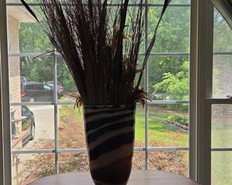 HomeGoods Zebra Print Vase