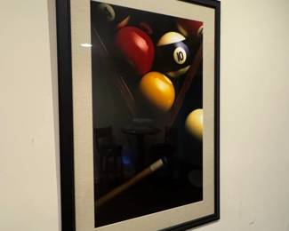 Set of Framed Billiard Prints