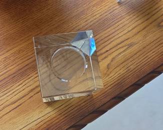 Square Crystal Votive Candle Holder third image
