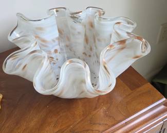 Murano style Art Glass Bowl
