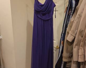 DPI Los Angeles OneShoulder Ruched Gown