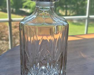 Glass Square Crystal Decanter