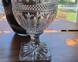 Godinger The Shannon Collection Crystal Footed Bowl or Compote