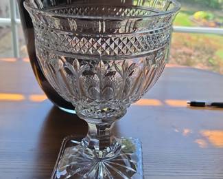 Godinger Brandon Crystal Footed Compote Bowl