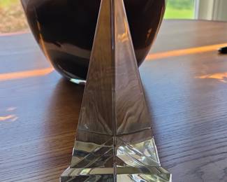 Villeroy  Boch Crystal Sailboat Sculpture