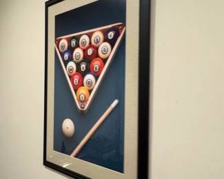Set of Framed Billiard Prints third image