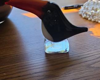 ICET Murano Glass Toucan Figurine