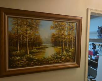 Forest Landscape Oil Painting