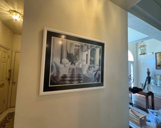 Piet Mondrian style painting
