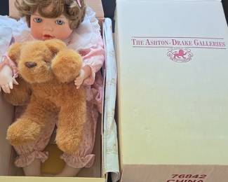 Kaitlyn Wants a Kiss Porcelain Doll by The AshtonDrake Galleries