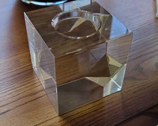 Square Crystal Votive Candle Holder