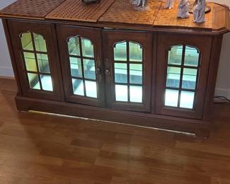 Vintage Display Cabinet Bar