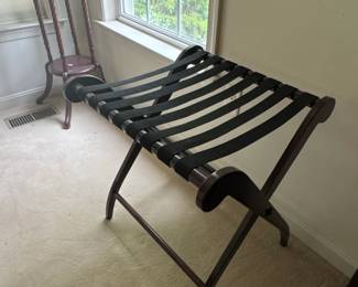 Wooden Luggage Rack third image