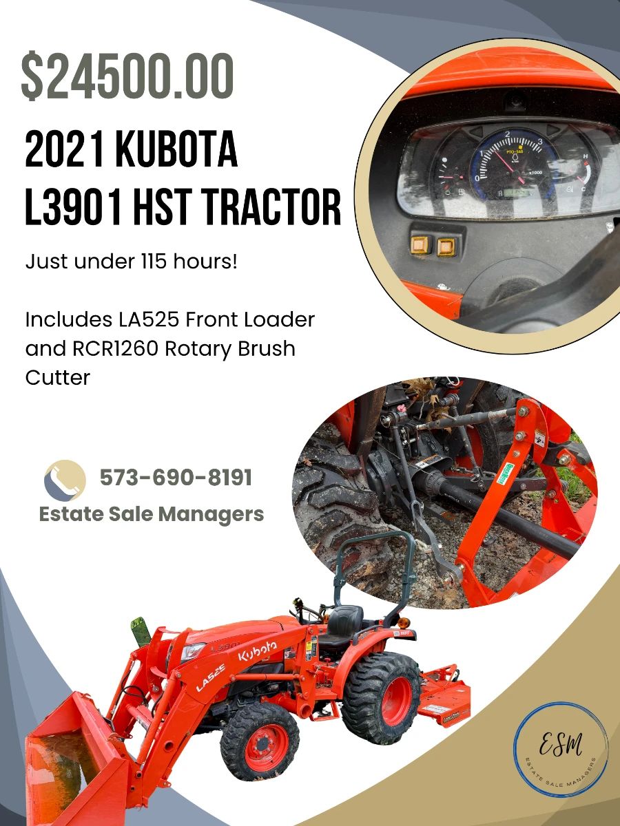 ESM 2021 Kubota L3901 Tractor