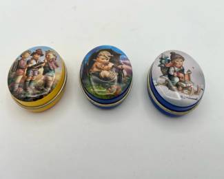 MJ Hummel 2" Picture Tins (3)