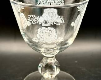 (7) Homer Laughlin Queen Esther Sherbet Glasses