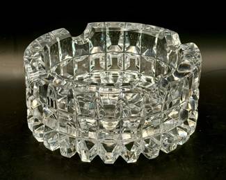 Waterford Style Crystal Ashtray